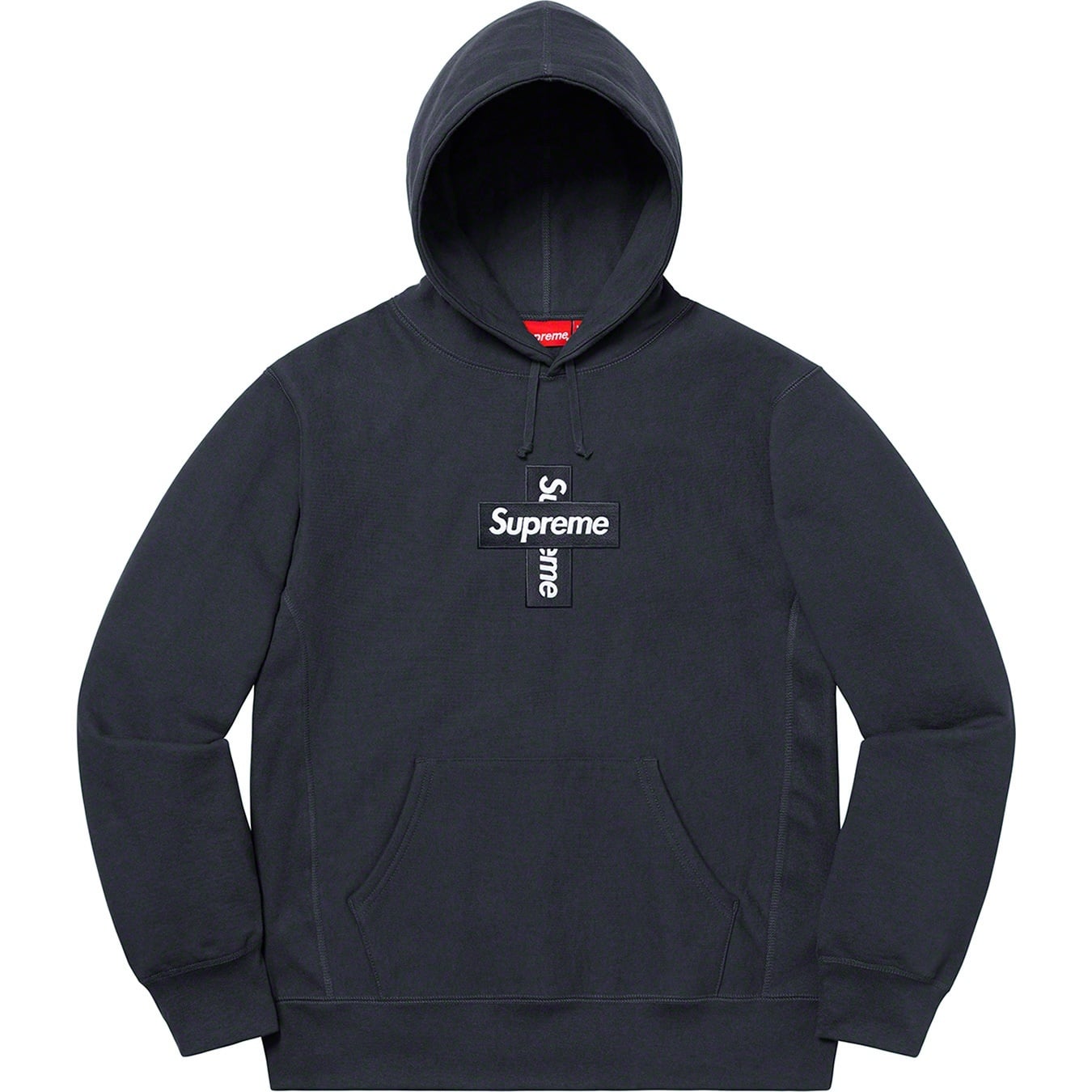 Cross Box Logo Hooded Sweatshirt view 12